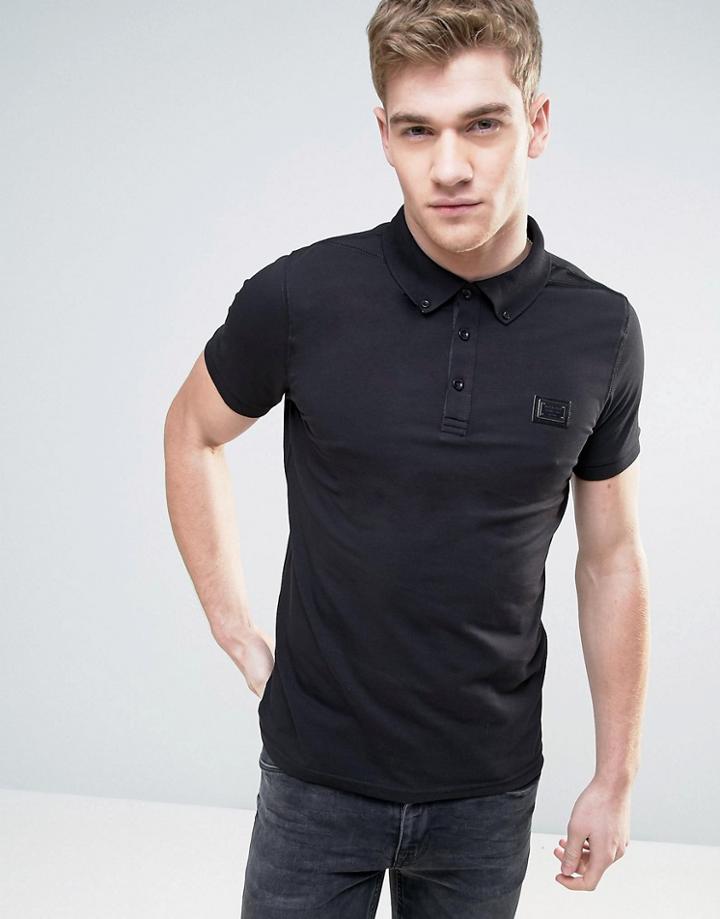 Born Rich Polo Shirt - Black