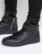 Kg Kurt Geiger Anderson Studded Leather Sneakers - Black