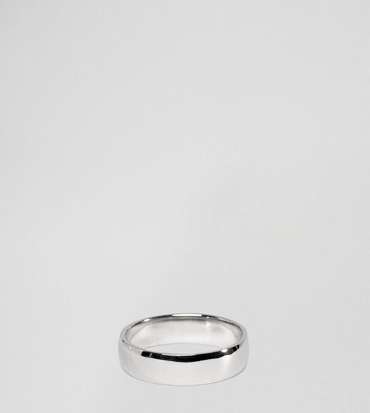 Aetherston Wedding Band In Sterling Silver - Silver