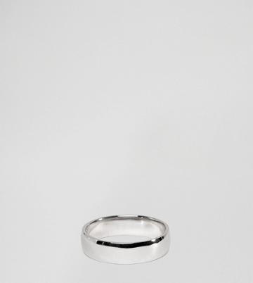 Aetherston Wedding Band In Sterling Silver - Silver