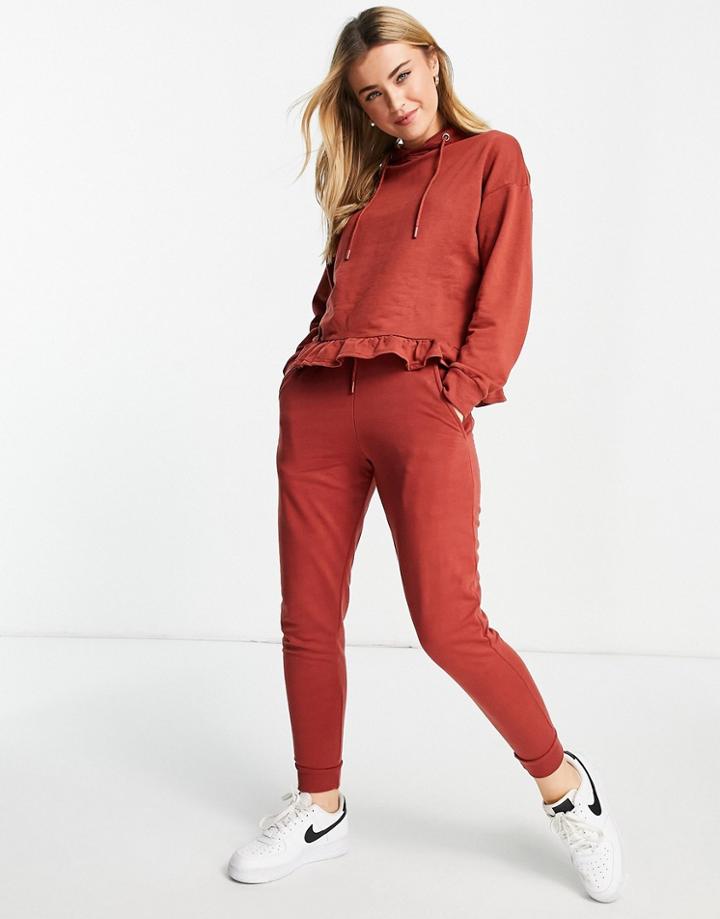 Influence Sweatpants In Rust - Part Of A Set-orange