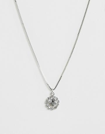Krystal London Swarovski Crystal Rosetta Necklace - Clear