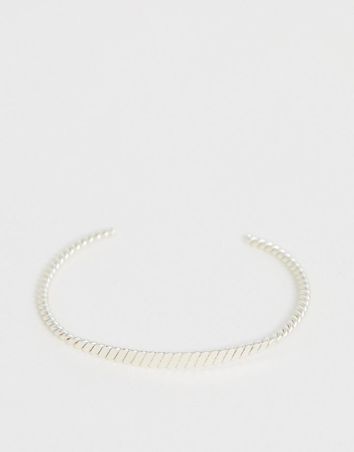 Vila Twisted Bangle - Silver