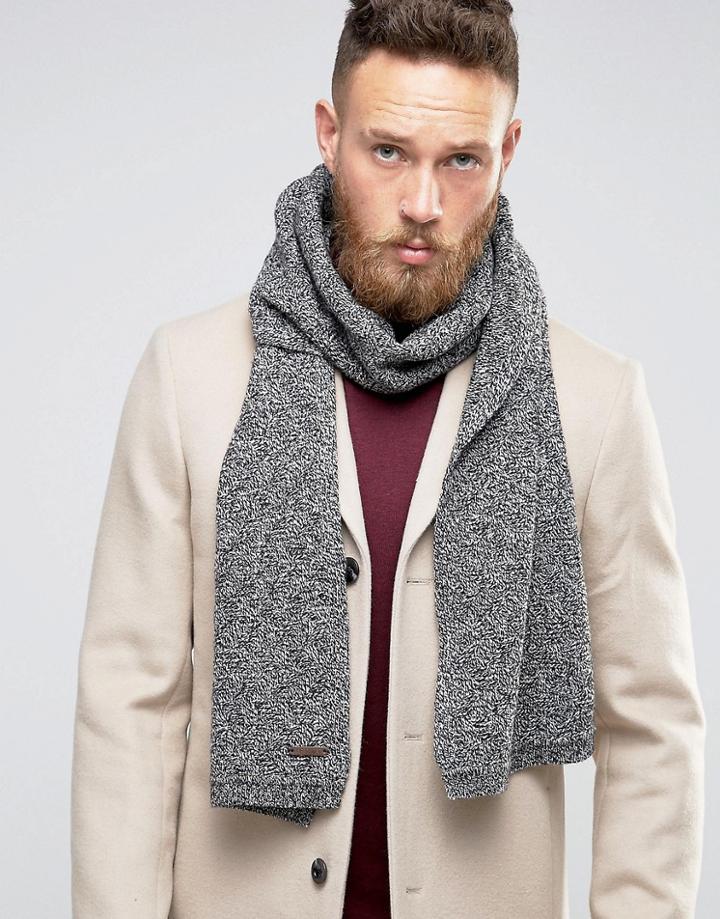 Ted Baker Scarf Herringbone - Gray