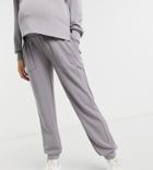 Pieces Maternity Sweatpants In Gray - Part Of A Set-grey