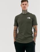 The North Face Red Box T-shirt In Green - Green
