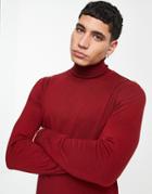 Bolongaro Trevor Turtle Neck Sweater In Red