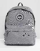 Hype Warped Zebra Print Backpack - Multi