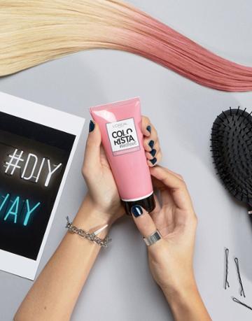 L'oreal Paris Colorista Wash Out Hair Color - Dirty Pink - Pink