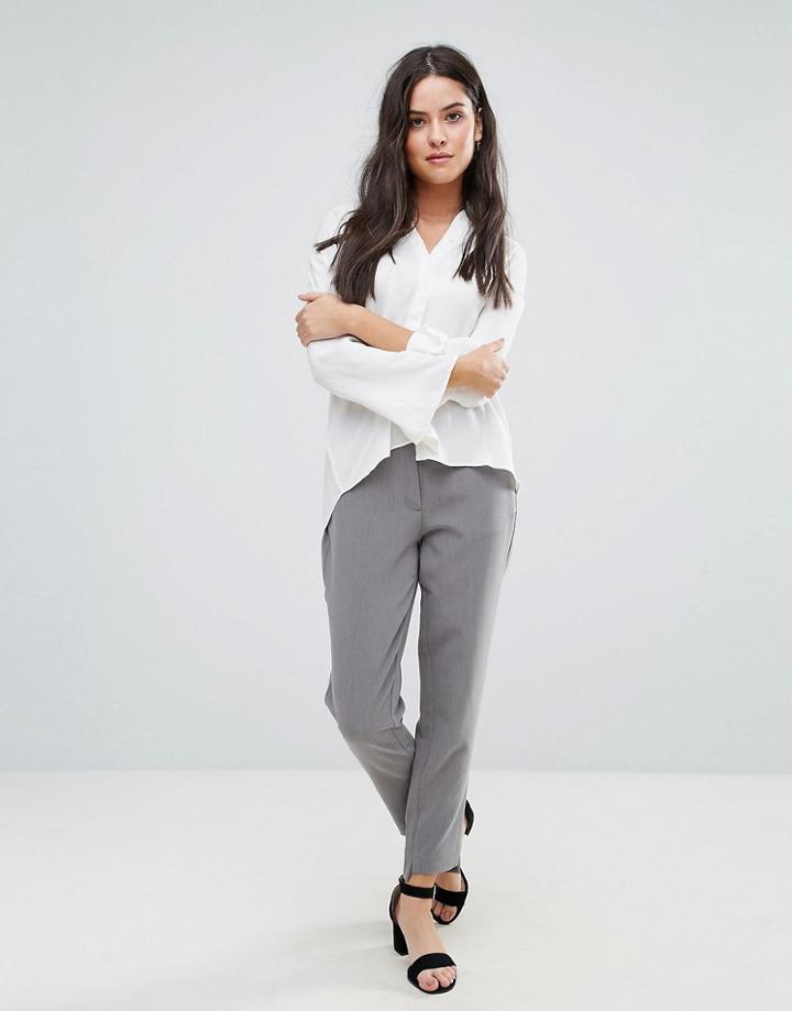 Selected Amila Straight Pants - Red