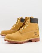 Timberland 6 Inch Premium Boots In Wheat Tan-brown