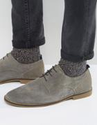 Kg By Kurt Geiger Suede Derby Shoes - Gray