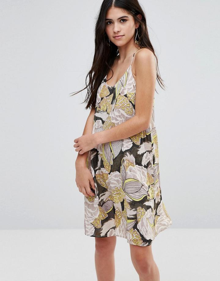 Traffic People Cami Dress In 70sprint - Green