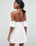 C/meo Collective Double Take Mini Dress - White