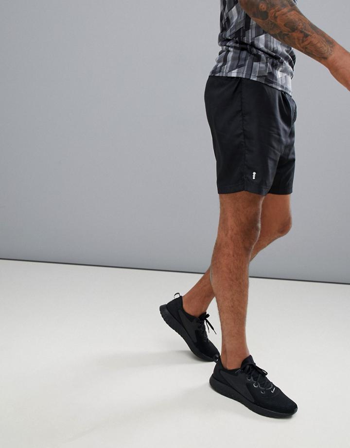 New Look Sport Running Shorts In Black
