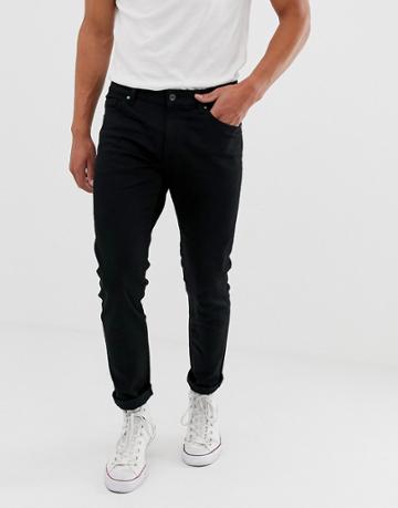 Tiger Of Sweden Jeans Tapered Fit Denim Jeans In Black - Black