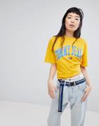 Tommy Jeans Collegiate Logo T-shirt - Yellow