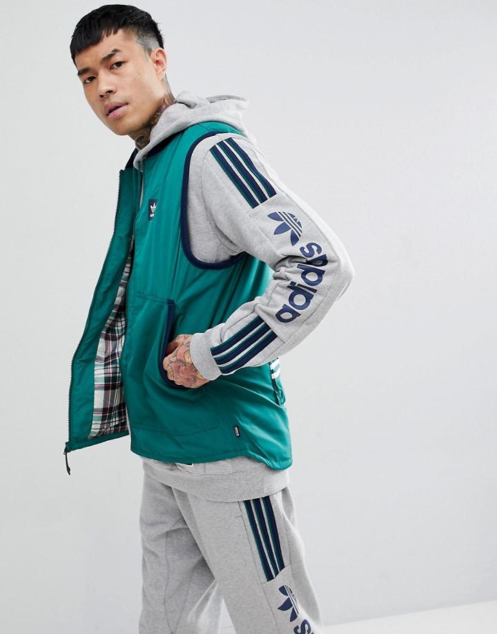 Adidas Skateboarding Vest In Green Ce1806 - Green