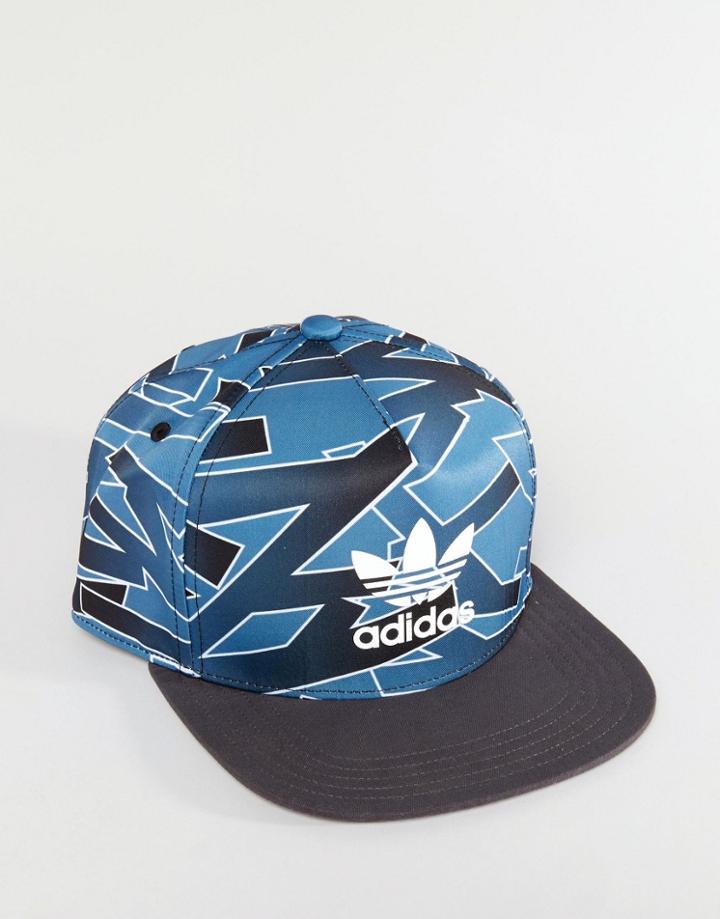 Adidas Originals Shattered Stripe Cap Az3255 - Blue 1