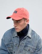 Abercrombie & Fitch Twill Cap Patch Logo In Pink - Pink