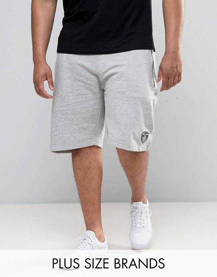 Loyalty And Faith Plus Jogger Sweat Shorts - Gray