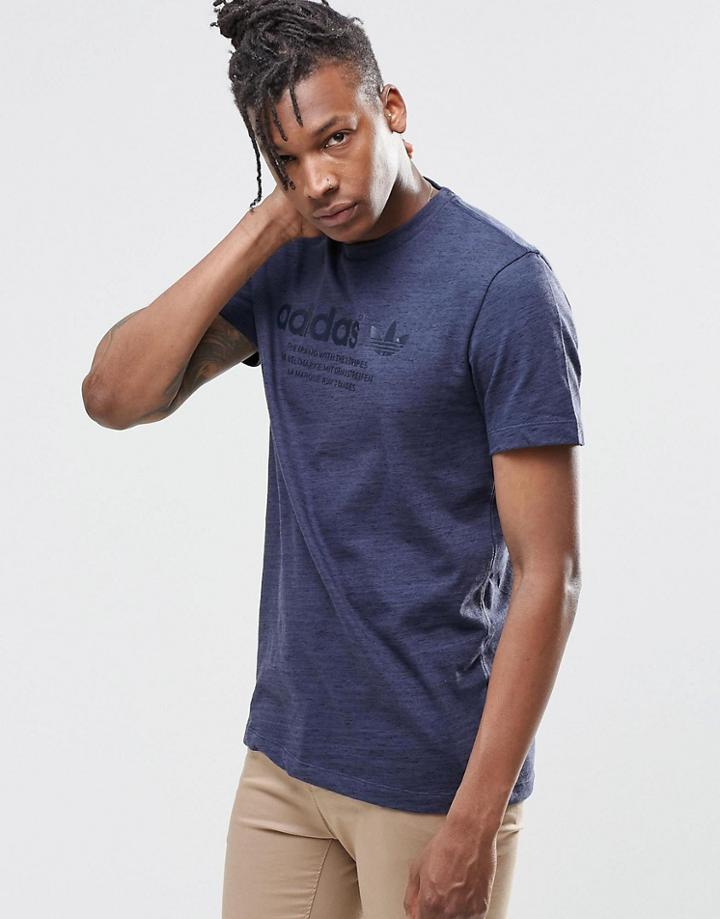 Adidas Originals Premium Trefoil Logo T-shirt Az1614 - Blue