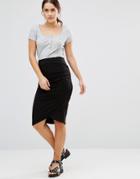 Uncivilised Chorus Jersey Tube Skirt - Black