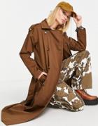 Object Clara Lightweight Trenchcoat In Brown
