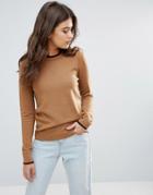 Wood Wood Merino Wool Sweater - Brown