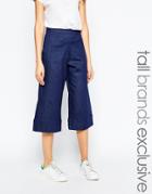 Waven Tall Vera Denim Culotte - Blue
