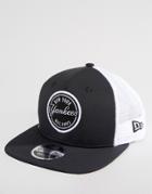 New Era Trucker Cap Ny Yankees Emblem - Black