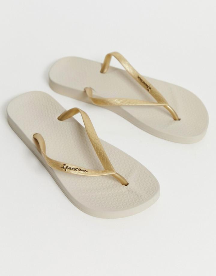 Ipanema Flip Flops - Gold