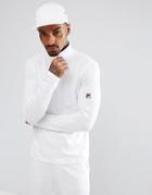 Fila Vintage Long Sleeve Roll Neck T-shirt In White - White