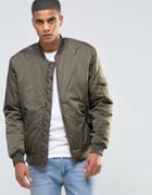 Weekday Troopers Bomber Jacket - Green