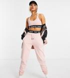 The North Face Skin Tight Sweatpants In Pink Exclusive To Asos
