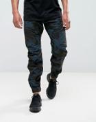 G-star Powel 3d Tapered Cuffed Pant - Black