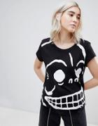 Cheap Monday Have Huge Skull T-shirt - Black