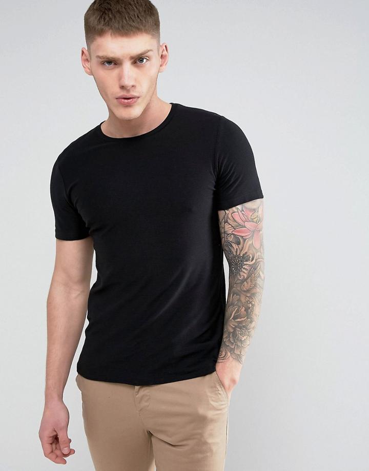 Jack & Jones Melange T-shirt - Black