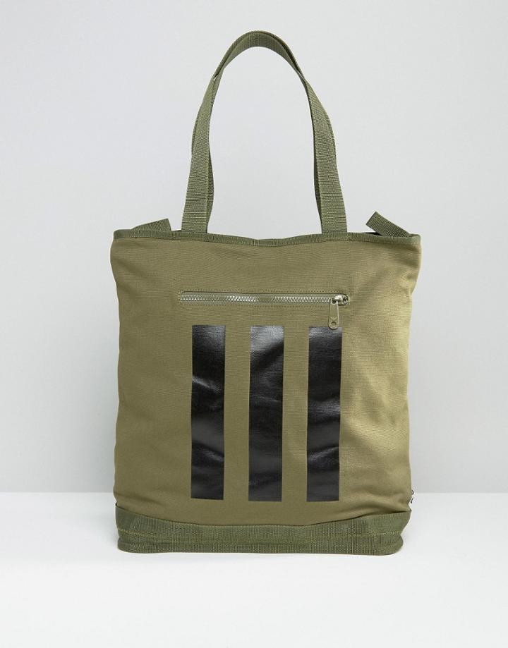 Adidas Originals Tote Bag In Green Ay7835 - Green