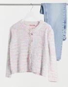 Skylar Rose Cardigan In Multicolored Knit