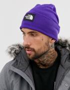 The North Face Dock Worker Recycled Beanie In Purple