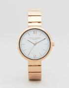 Daisy Dixon Rose Gold Victoria Watch Dd033rgm - Gold