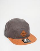 Abuze London Melton 5 Panel Cap - Gray
