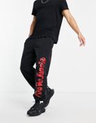 Vintage Supply Sweatpants In Black With Rio De Janeiro Print