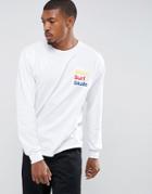 Apn Sleep Surf Skate Long Sleeve T-shirt T-shirt - White