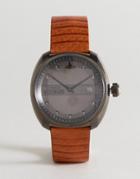 Vivienne Westwood Vv080gntn Bermondsey Leather Watch In Tan - Brown