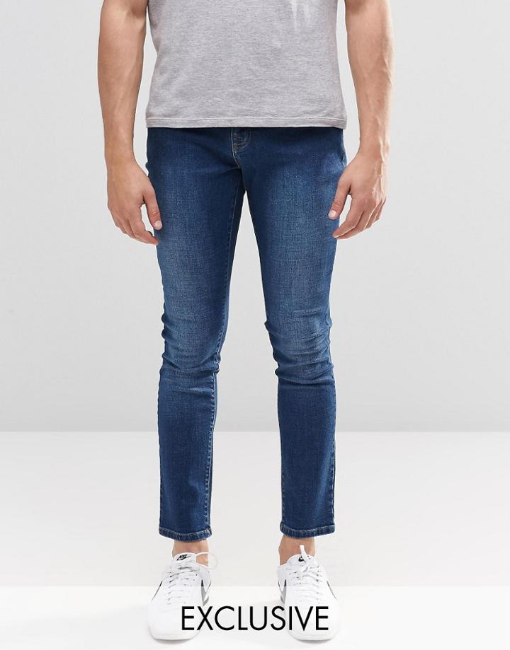 Brooklyn Supply Co Stone Washed Dumbo Jeans In Skinny Fit - Stone Wash