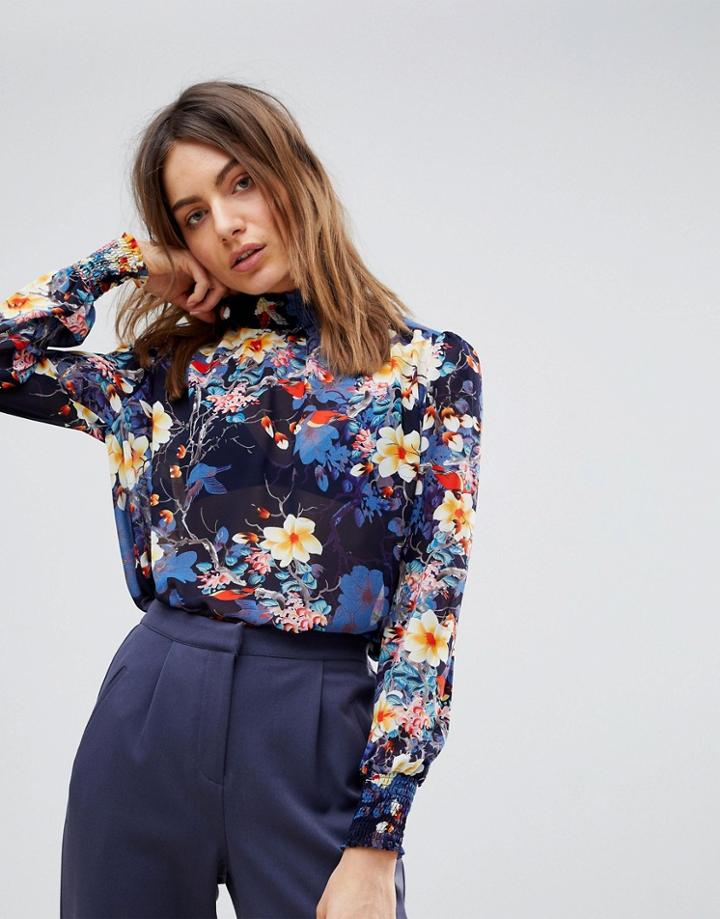 Y.a.s Bloom Print Blouse - Multi