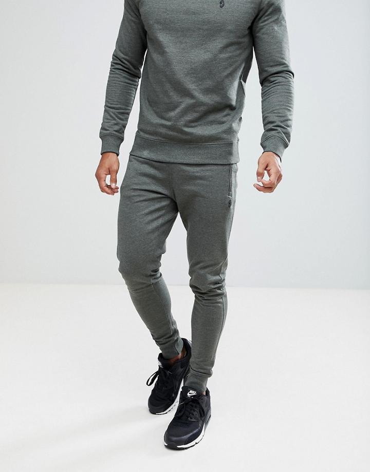 Luke 1977 105 Sweat Joggers In Khaki - Green
