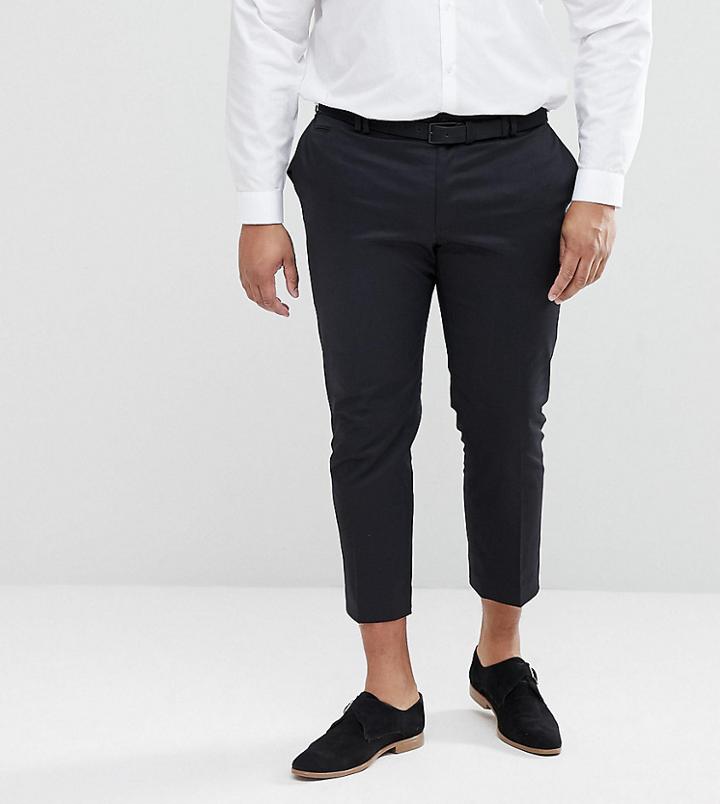 Noak Plus Smart Tapered Chino - Black